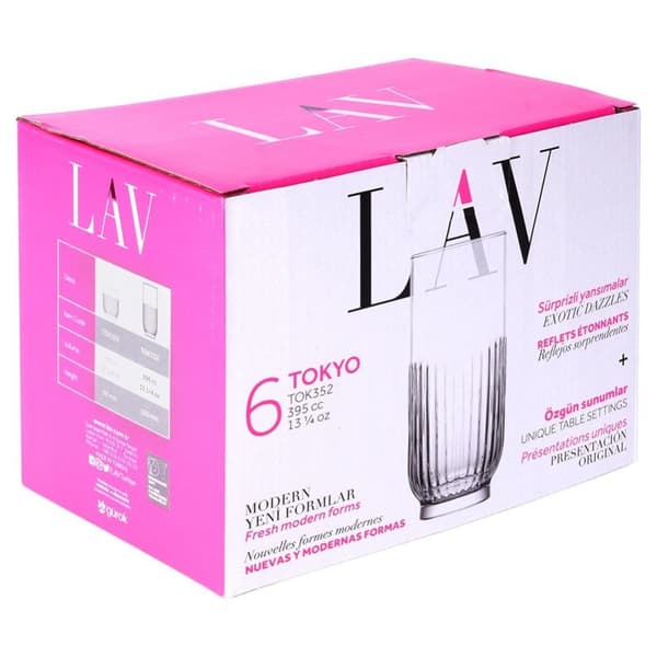 Glas 380 ml 6 st.