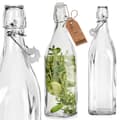 Miniatyrbilde 6 av 6: Flaske med klipsglass 1 l