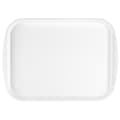 Miniatyrbillede 3 af 7: Serveringsbakke i plast hvid 43,5x31,5 cm