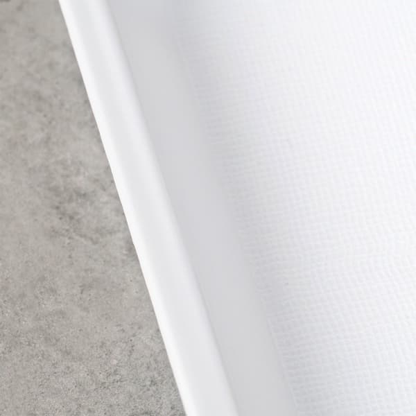Serveringsbakke i plast hvid 43,5x31,5 cm
