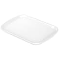 Miniatyrbillede 1 af 7: Serveringsbakke i plast hvid 43,5x31,5 cm