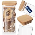 Miniatyrbilde 6 av 6: Glassbeholder for løse produkter med lokk og forsegling 320 ml