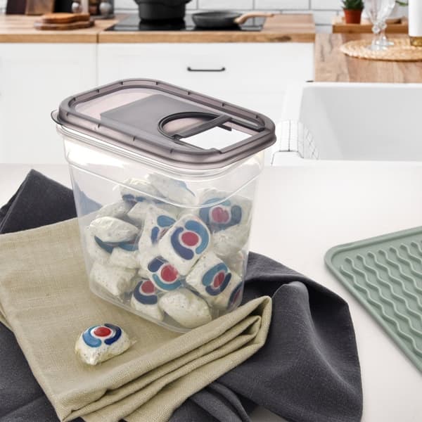 Behållare för lösa produkter med dispenser GRÅ 1,9 l