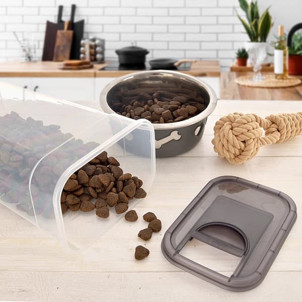 Beholder for løse produkter med dispenser GRÅ 3,2 l