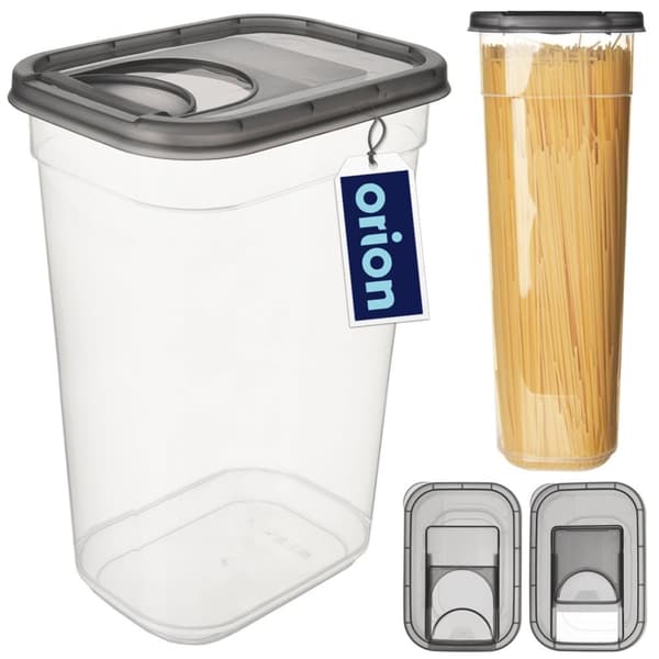 Beholder for løse produkter med dispenser GRÅ 3,2 l