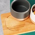 Miniatyrbillede 6 af 10: Keramiske snackskåle 48 cm 4 stk.