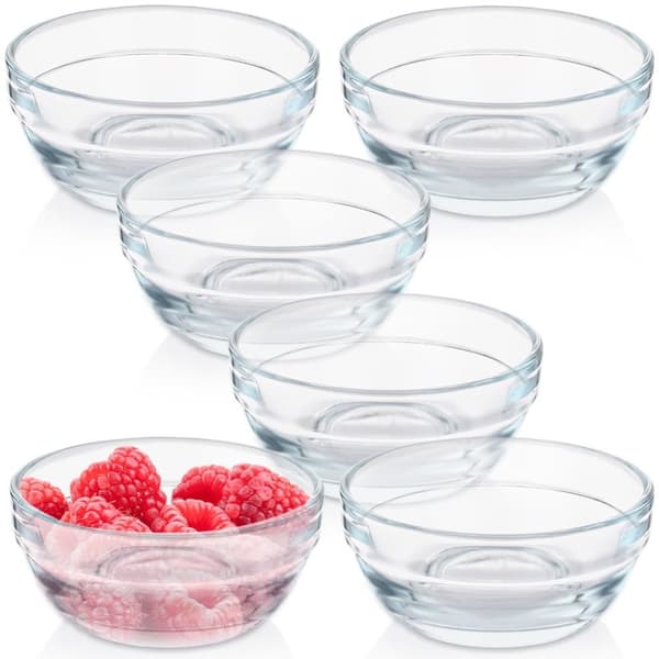 Glassskåler 7,5 cm, 80 ml 6 stk.