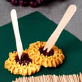 Miniatyrbild 5 av 8: Snackgafflar i trä 8,5 cm 50 st.