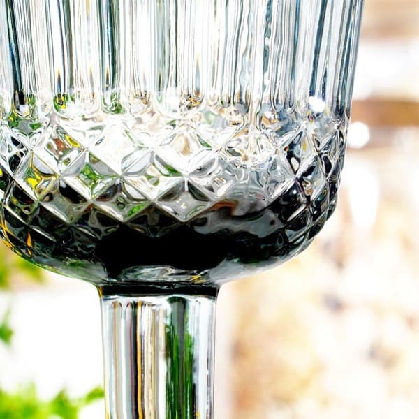 Vinglass svart glass 270 ml