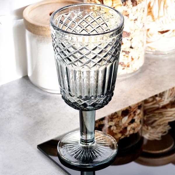 Vinglas svart glas 270 ml