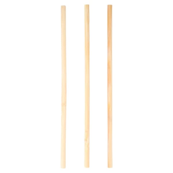 Uudelleen käytettävät bambu-juomapillit 20 cm 20 kpl.