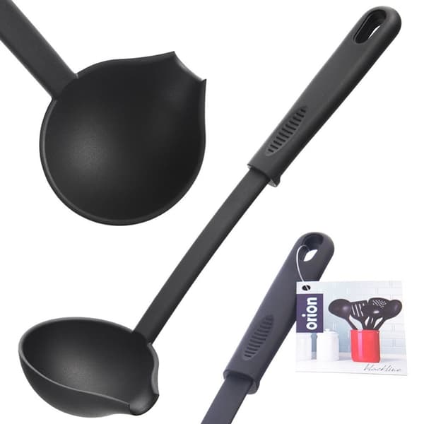 Svart slev BLACKLINE 60 ml, 29 cm