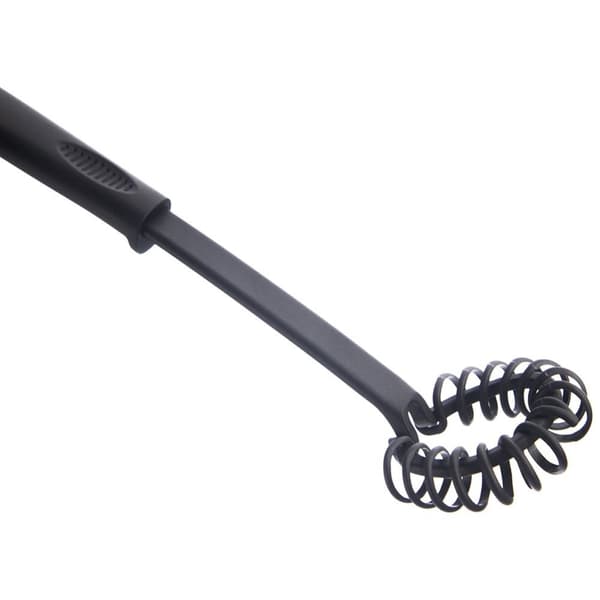 Spiralvisp svart BLACKLINE 28 cm