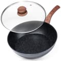 Miniatyrbilde 1 av 11: Granittstekepanne med glasslokk BLACK&WOOD 28 cm, 3,5 l