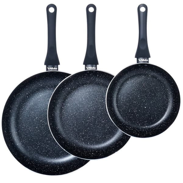BLACK LINE granit stekpanna set, 3 st, 20/24/28 cm