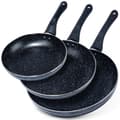 Miniatyrbild 1 av 11: BLACK LINE granit stekpanna set, 3 st, 20/24/28 cm