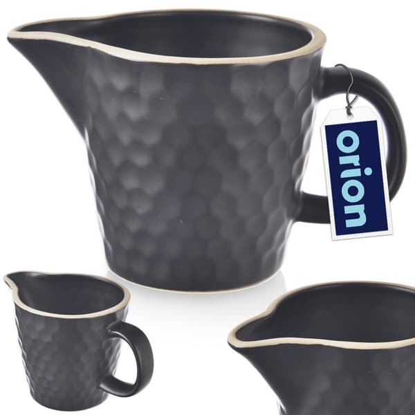 Keramisk mælkekande sort TEA TIME 100 ml