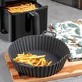 Miniatyrbilde 2 av 11: Air Fryer fettfri silikoninnsats, Grå, 20 cm