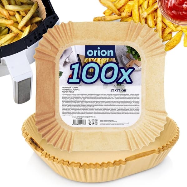 Air Fryer fettfri papirinnsats 21x21 cm 100 stk.