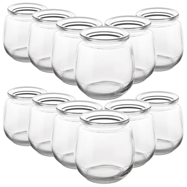Burk för yoghurt och desserter 200 ml 12 st.