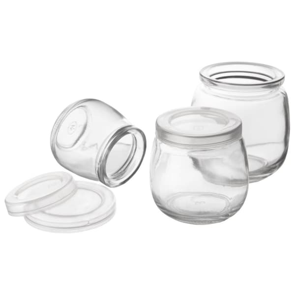 Burk för yoghurt och desserter 200 ml 12 st.