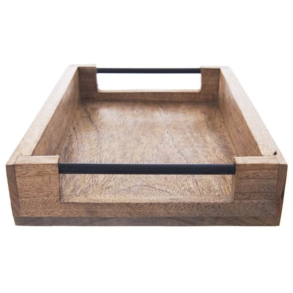Serveringsbrett MANGO av tre 40,5x30,5x6 cm
