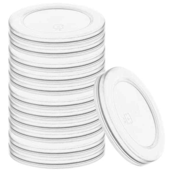 Lokk til yoghurtkrukke 6,8 cm 12 stk.