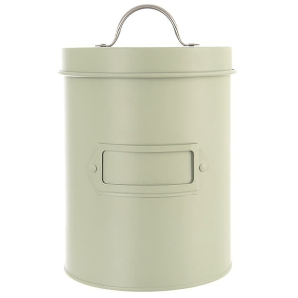 GRÖNISK metallförvaringsbehållare grön 1,3 l