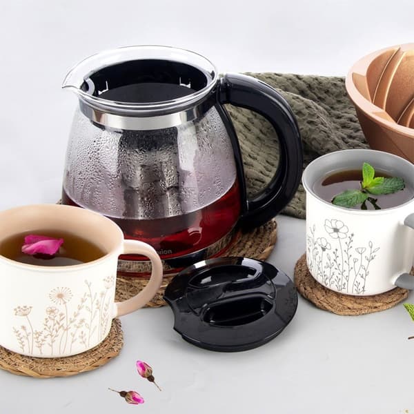 Varmebestandig tekanne i glass med infuser 1,73 l