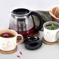 Miniatyrbilde 6 av 7: Varmebestandig tekanne i glass med infuser 1,73 l