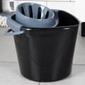 Miniatyrbild 2 av 9: Mopphink med vridare, plast, svart, 10 l