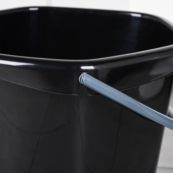 Svart plasthink 14 l