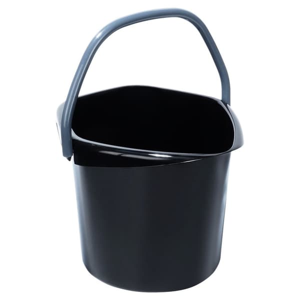 Svart plasthink 14 l