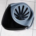 Miniatyrbild 4 av 9: Mopphink med vridare, plast, svart, 14 l