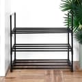 Miniatyrbilde 10 av 11: Skostativ metall sort 3-plan 57x28x55 cm