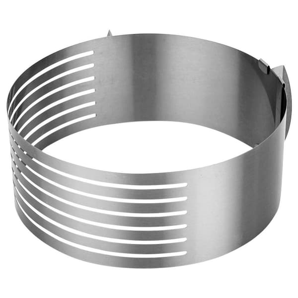 ACER 7-lagers stål justerbar sockerkaka skärbåge 16-20 cm