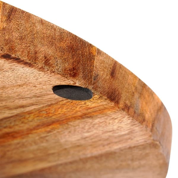Serveringsbrætbakke i træ 38,5 cm