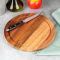 Miniatyrbillede 2 af 6: Skære- og serveringsbræt i træ 25 cm
