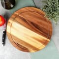 Miniatyrbillede 5 af 6: Skære- og serveringsbræt i træ 30 cm