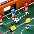 Miniatyrbillede 6 af 8: Bordfodbold i træ 50x31x9,5 cm