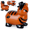 Miniatyrbillede 6 af 6: Keramisk sparegris tiger