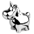 Miniatyrbild 1 av 7: Keramisk spargris, silver, spegel, 18x10,5 cm