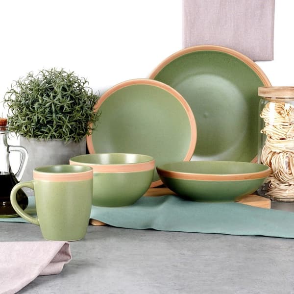 Keramisk desserttallerken grønn ARTHENA GRØN 21 cm