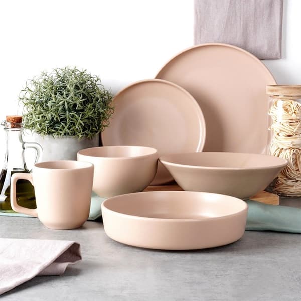 Keramisk desserttallerken beige SOHO 20,5 cm