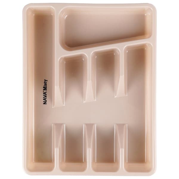 Bestikkinnsats for skuff beige MISTY 33,5 cm