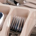 Miniatyrbilde 4 av 8: Bestikkinnsats for skuff beige MISTY 33,5 cm