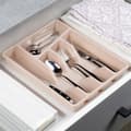 Miniatyrbilde 2 av 8: Bestikkinnsats for skuff beige MISTY 33,5 cm