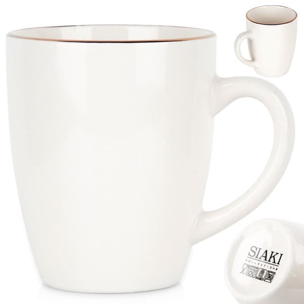 Hvidt porcelænskrus 200 ml
