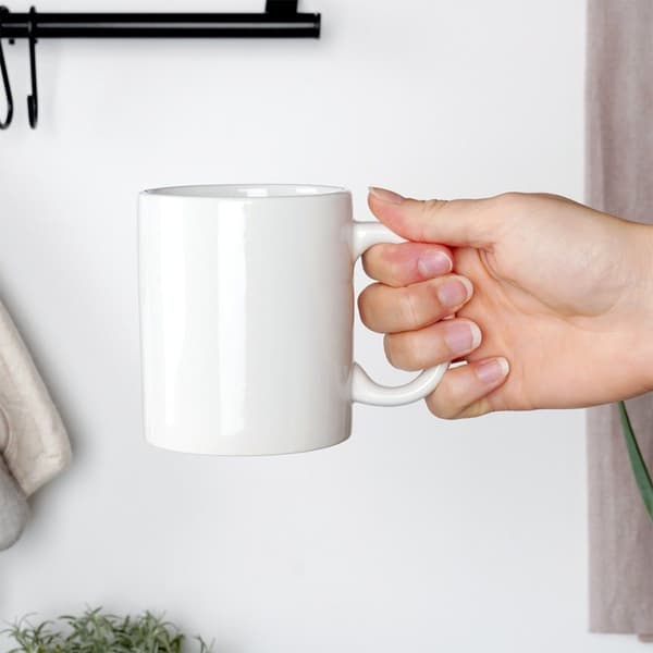 Keraaminen muki valkoinen 330 ml