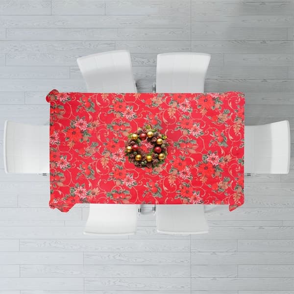 Flekkbestandig juleduk 180x130 cm